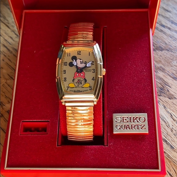 Seiko | Accessories | Mickey Mouse 6th Anniversary Seiko Quartz Watch | Poshmark